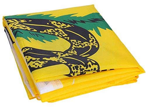 Bandeira de Gadsden - Dont Tread on Me -145cm x 90cm da Marca Minha Bandeira - Dupla Face