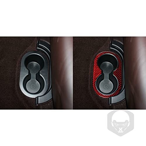 Portavasos central trasero para asiento de carro rojo miniatura 4
