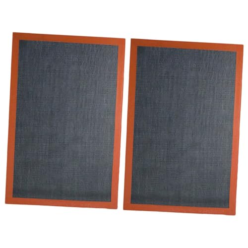 Cabilock 6pcs Non-Stick Silicone Baking Mat Heat Mat for Oven Baking Practical Pad Cake Liner