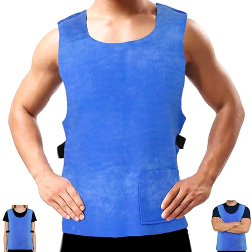 Mlijzard Evaporative Cooling Vest for Men & Women Rapid Heat Relief Body Cooler Adjustable PVA Material Vest for Hot Weather Outdoor Work Sports & Summer Activities