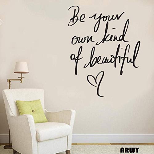 ARWY® Salon Wall Stickers Beauty Nail Salon Wall Decor Passion Decal Vinyl Sticker Inspire Girls Be Beautiful Quote Wall Decals for Bedroom Bathroom(58X66 cm) (B07XLFJ59D) Amazon Price History, Amazon Price Tracker