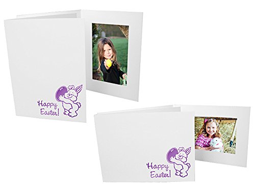 Cardboard Easter Bunny Event 4x6 Horizontal Photo Folders (25 Pack)