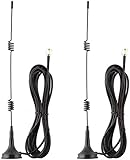 Einfache Installtion: Mit Magnetbasis wird die Antenne Kabel auf jede Metallobrfläche (Wand, Decke usw.) kleben. Sehr einfach zu installieren.