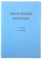 Sesuto-English Dictionary B006K2CIFW Book Cover