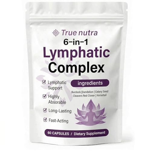 True Nutra Lymphatic Complex True Nutra Lymphatic Complex 6 in 1 Vegan Non-GMO.60 Soft Capsules (1pcs)