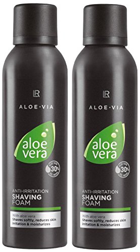 Mousse à Raser Aloe Vera LR ALOE VIA protège la peau sensible et adoucit les poils drus