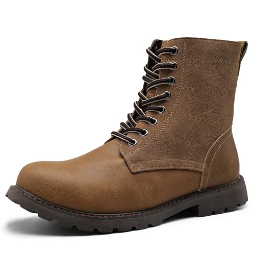 COSIDRAM Men's Casual Oxford Boots Classic Suede Chukka Boots Comfort Lace Up Business Dress Shoes