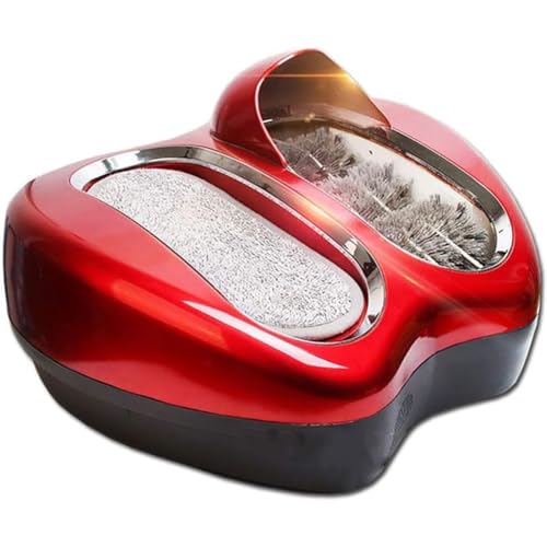 MegLob Máquina Automática Limpieza Zapatos, Rojo