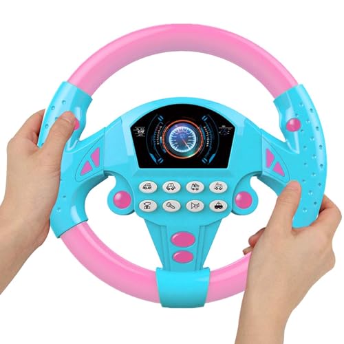Juguete de volante para coche,Volante de juguete para niños pequeños - Juguete copiloto de volante para niños divertido y mejorado con señales de - Juguete educativo de aprendizaje preescolar para niñ Juguete de volante para coche,Volante de juguete para niños pequeños - Juguete copiloto de volante para niños divertido y mejorado con señales de - Juguete educativo de aprendizaje preescolar para niñ