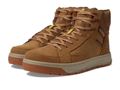 CAT Men's Streamline Court Mid Composite Toe Construction Boot, Chipmunk, 9.5