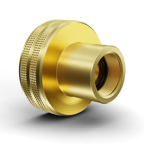 DACKZZM Adaptateur GPL Remplissage Bouteille de Gaz Multipays, Laiton Adaptateur GPL 21,8 mm Type Dish pour France, Italie, Allemagne de l'est, Suède, Balkans...