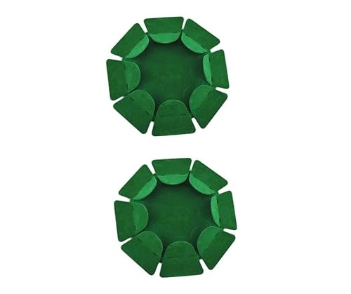 FAMI Indoor Golf Putting Cup - All-Direction Practice Hole Cup with Surface Flocking - 2 Pack