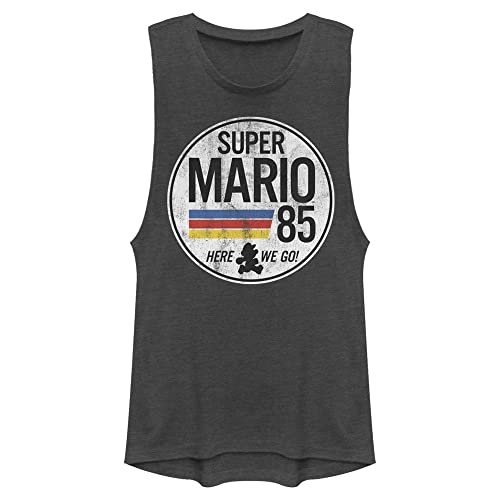 Chemise Femme Nintendo Mario is Go chemisier imprimé geek à manches longues
