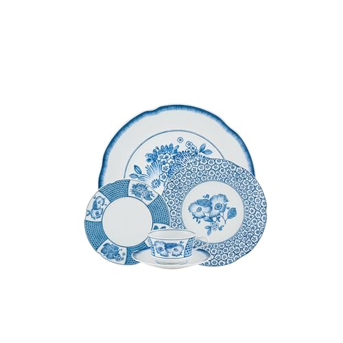 Vista Alegre Coralina Blue 5-Piece Place Setting