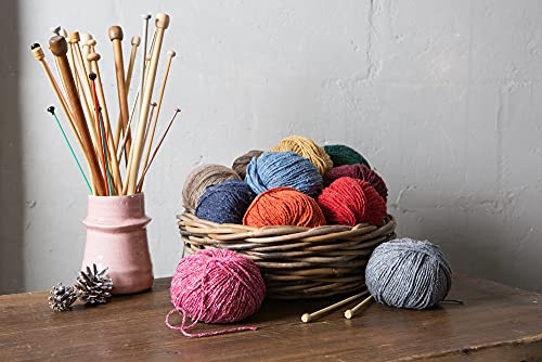 Wool Couture, Utterly Aran Yarn 50G Ball - Machine Washable Aran Weight Yarn - Blackberry, 1-Pack #TOP5