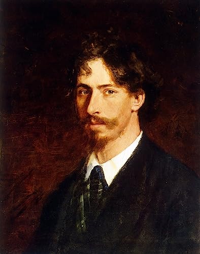 Posters et art pour décoration chambre tableau portrait d'Ilya Répine impression murale 60x90cm