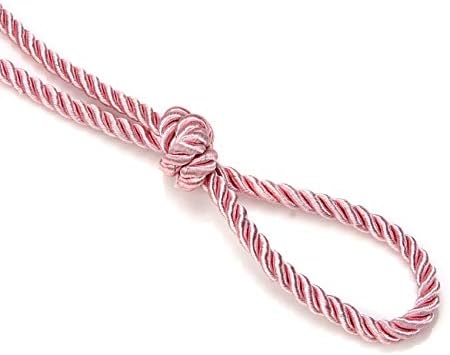 6mm Silky Barley Twist Cord Rope Braid 3 Ply & Matching 16mm Flanged Insertion Piping Furnishing Upholstery Crafts Trimming,36 Colors. High Strength, Neotrims. 1 Yard, Antique Cream (Cord)