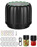 Bunyta Electric Mason Jar Vacuum Sealer, 85kPa Auto-Stop Kit for Kitchen