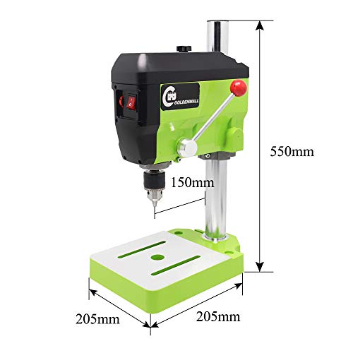 Perceuse à colonne 680W à vitesse réglable pour perçage bois et fer