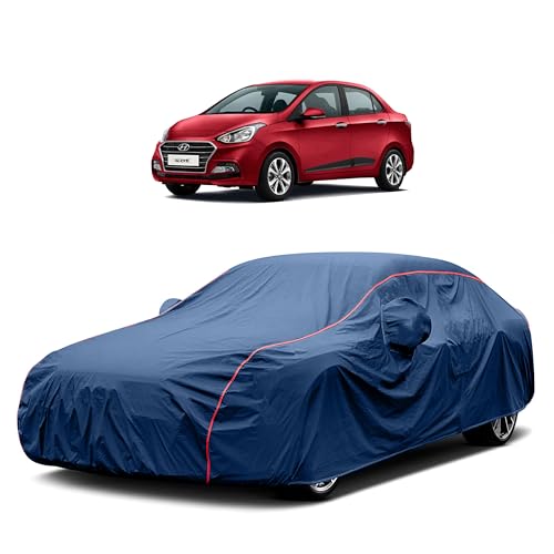 Image of Heavy-Duty Car Cover for Compatible with Hyundai Xcent (2014 to 2025 All Models) Deluxe Car Protection Cover ? Waterproof & UV-Resistant All-Season Exterior Protection