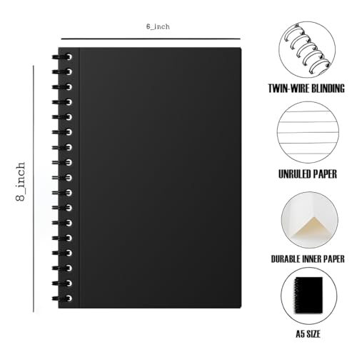 Image of Billie Eilish Singer Wiro Journal Notebook | 80 gsm Paper With 350GSM Hard Cover | Unruled | Pages - 160 | | A5 Size | Wiro Binding | Versatile for School, Home & Office |