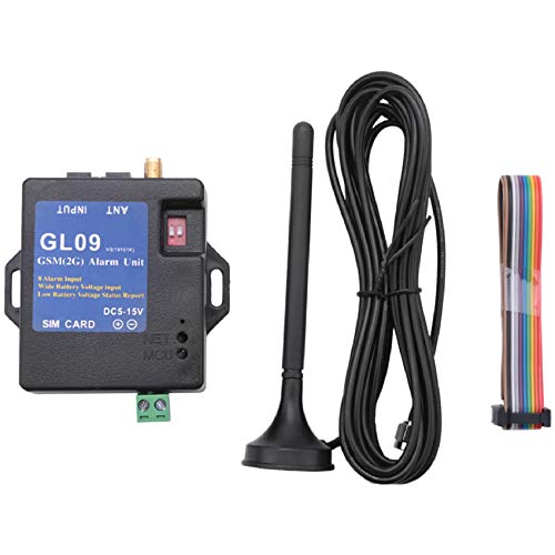 Qusedwey GL09 8 Canales Control de AplicacióN Operado por BateríA GSM Sistemas de Alarma Alerta de SMS de Seguridad 2019