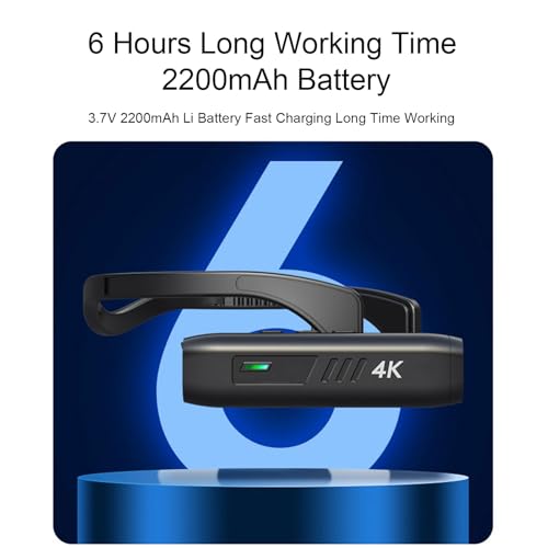 42MP 写真付き 4K ビデオカメラ、APP コントロール、手ぶれ防止ヘッドマウント ビデオカメラ、急速充電、広角レンズ、スポーツ、Vlog、ライブ ストリーミング用