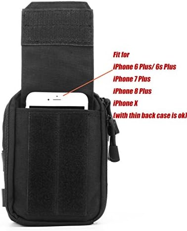 LefRight Multipurpose Tactical Molle Utility Pouch Waist Bag Holster Combo Detachable Quick Release Strap