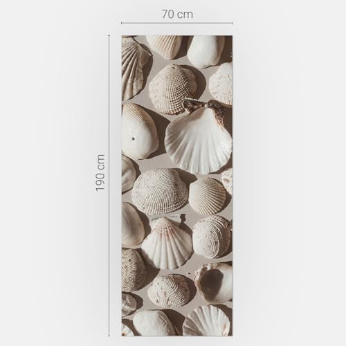 Protector Resistente a Rayones para Nevera Adhesivo Conchas 70x190 cm 5