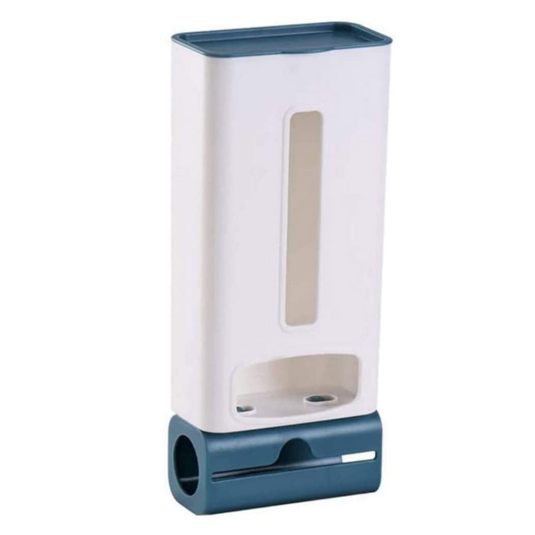 Nukinp Trash Bag Dispenser Wall Mounted Grocery Garbage Bag Holder Plastic Storage Box &1