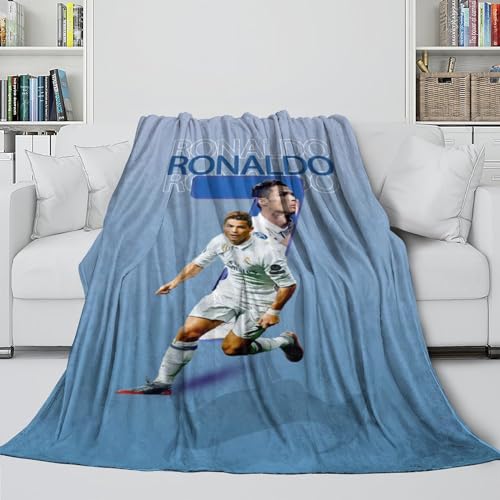 Ronaldo Manta Franela - Manta Acogedora Para Dar Calor Y Bondad A Los Que Te Importan - Cumpleaños Navidad Boda Regalo 40x50inch 100x130cm