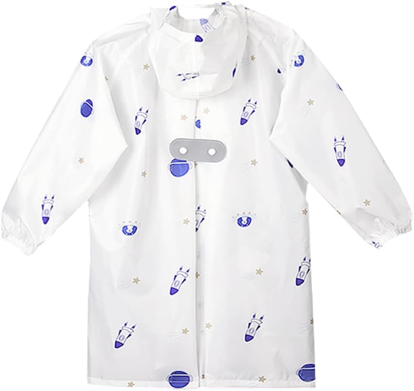 Toddler Kids Raincoat Boys Girls Rain Jacket Lightweight Rain Poncho Waterproof Outwear Rainwear - Image 3