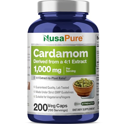 Cardamom Extract Capsules Supplement