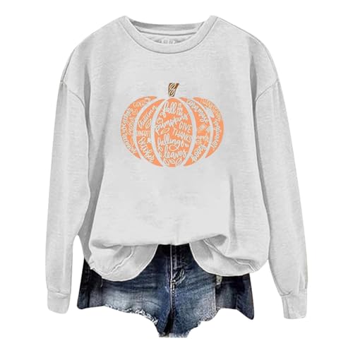 Sweatshirt femme ample blanc fini les vêtements serrés avec ce look d'automne