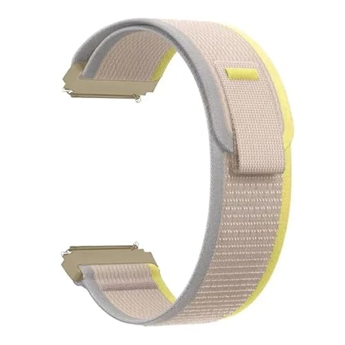 SRMVRNKNNK Fit For Samsung Fit For Galaxy Watch 4 40mm 44mm 6 Classic 43mm 47mm 5 Pro 45mm �i�C�����u���X���b�g�ɓK��(Yellow-Beige,4 40mm 44m