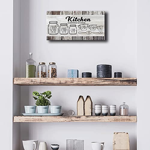 Shang Pin Kitchen Wall Art Home Decor Sign,Canvas Print Modern Dining Room Wall Art,Rustic Farmhouse Living Room Wall Decor Hanging Artwork (8 X 16 Inch, Black - Kitchen - Z) #TOP3