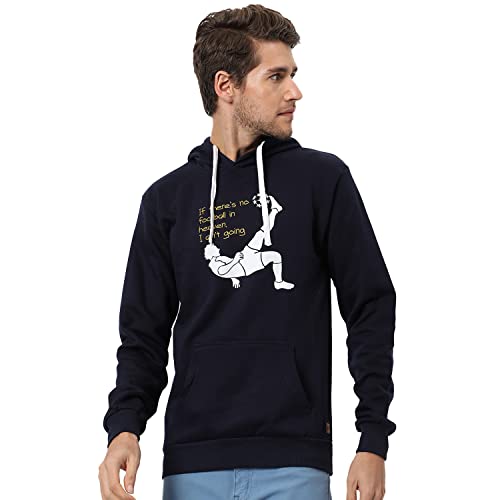 Image of CAHOOT Men's Printed Sweatshirt Regular Fit for Casual Wear | Full Sleeve | Cotton | Stylish Sweatshirt Crafted with Comfort Fit and High Performance for Everyday We
