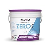 IRISCOLOR Termoisolante Zero% Pittura Antimuffa per Interni Anticondensa con Microsfere di Vetro Zero VOC e Formaldeide Pittura Bianca Per Interni Bagni E Cucine