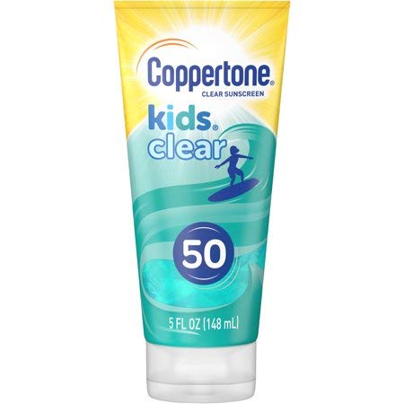 Coppertone Kids Clear Blue SPF 50 Sunscreen Lotion, 5 Fl. Oz. (Pack of 2)