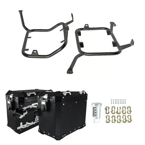 �ו����b�N �I�[�g�o�C�g�b�v�P�[�X�T�h���o�b�O�p�j�A�ɓK������X-ADV 750�ɓK������XADV750 2021-2024�p �ו����b�N�u���P�b�g�A���~�{�b�N�X�T�h���T�C�h�o�b�O �L�����A(BK SIDE BOX BK RACK)