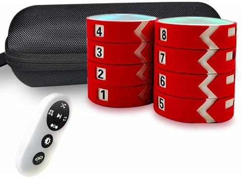 Agile Reaction Training Light - 8/10 Speed Training Equipment with Remote Control, 4 Modes & 4 Colors for Football, Boxing, and Fitness Training