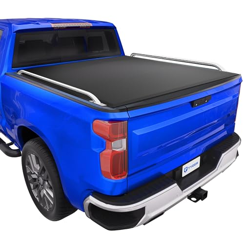 Tyger Auto T2 Low Profile Soft Roll-up Truck Bed Tonneau Cover Compatible with 2020-2026 Chevy Silverado GMC Sierra 2500 3500HD | 6'10" (82") Bed | TG-BC2C6212