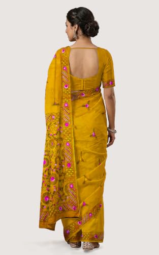 SHRISTI CLOTHINGS chanderi silk saree – image 2