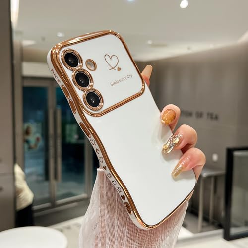Coque antichoc design ondulé blanc pour protéger la caméra