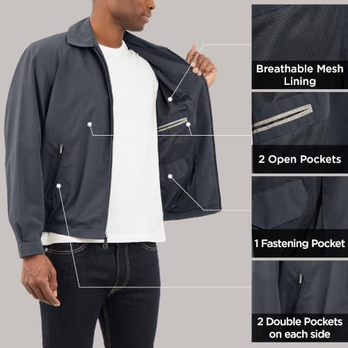 Image of London Fog Men's Auburn Zip-Front Golf Jacket