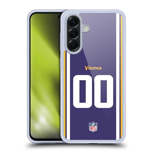Coque Gel Minnesota Vikings Samsung A56 5G Head Case Designs Numéro Personnalisé Militaires