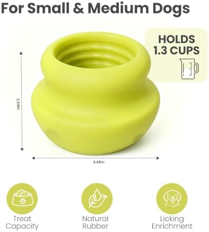 MateeyLife Freezable Dog Lick Bowl, Slow Feeder for Small Medium Large Dogs — view 5
