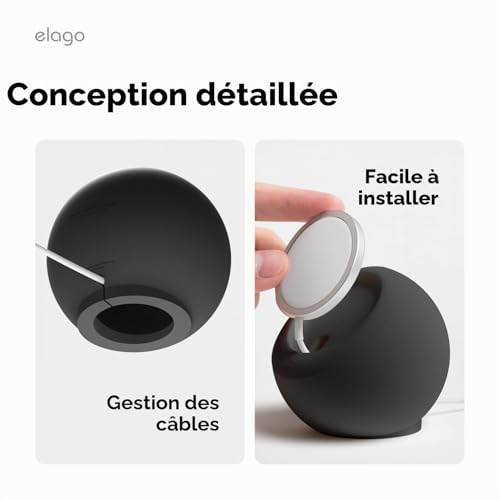 Support MagSafe elago MS2 en silicone premium pour iPhone 15 et 16 - 4