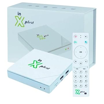 Receptor Canais In Xplus tv box v3 4k Único Modelo Original Configurado Vitalício