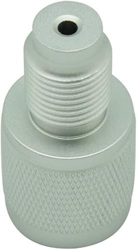 Vista 2 de Universal PCP Paintball CO2 tanque de llenado adaptador a 0.42 oz 3.10 oz 3.17 oz cartucho de CO2 cápsula roscada convertidor Convertidor de 0.42 oz
